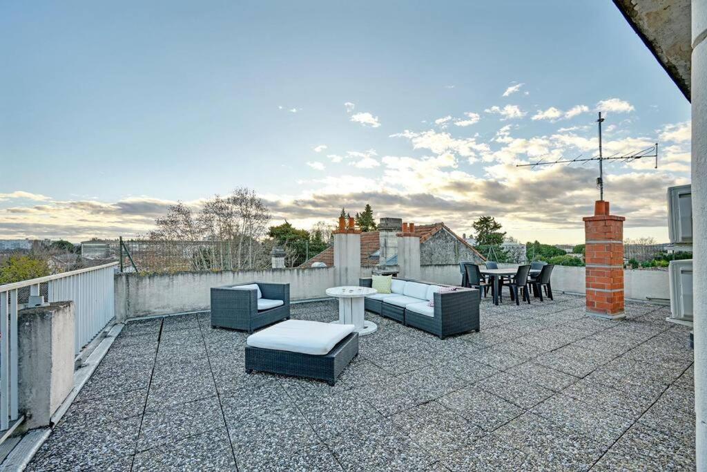 The Rooftop - Ac Clim - Wi-Fi - Parking Gratuit Dans La Rue Avignon Eksteriør billede