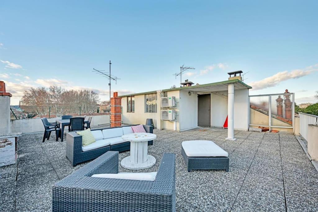 The Rooftop - Ac Clim - Wi-Fi - Parking Gratuit Dans La Rue Avignon Eksteriør billede